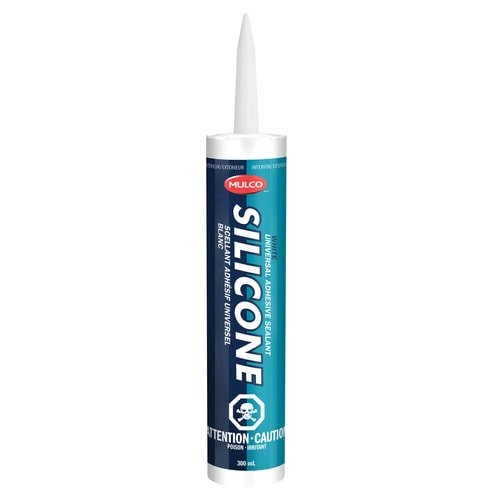 A tube of Mulco Universal Silicone sealant