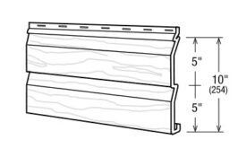 Vinyl Siding Horizontal D5 Dutch Lap