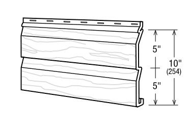 Vinyl Siding Horizontal D5 Dutch Lap