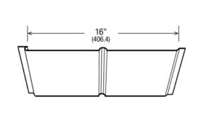 Soffit 2 Panel Solid