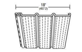 Soffit 3 Panel Vented