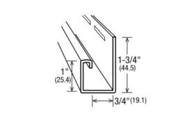 Vinyl 3/4" Premium J-Channel