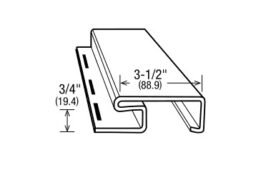 Vinyl 3 1/2" Window and Door Surround
