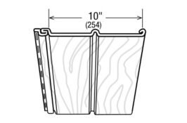 Vinyl Siding Vertical 10 inch