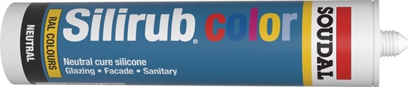 Soudal Silirub Color neutral cure silicone cartridge