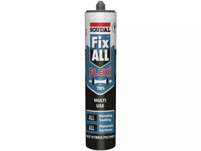Soudal Fix ALL Flexi white cartridge, official manufacturer product image