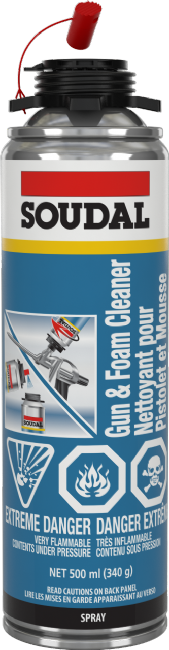 Soudal Gun and Foam Cleaner 500 ml aerosol